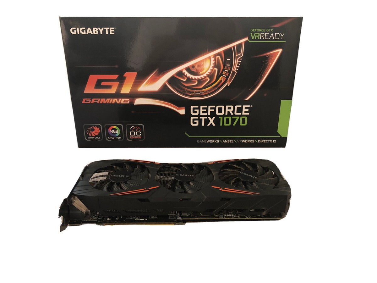 8gb Gddr5 Gtx 1070 Gigabyte Windforce Oc 8gb GIGABYTE NVIDIA