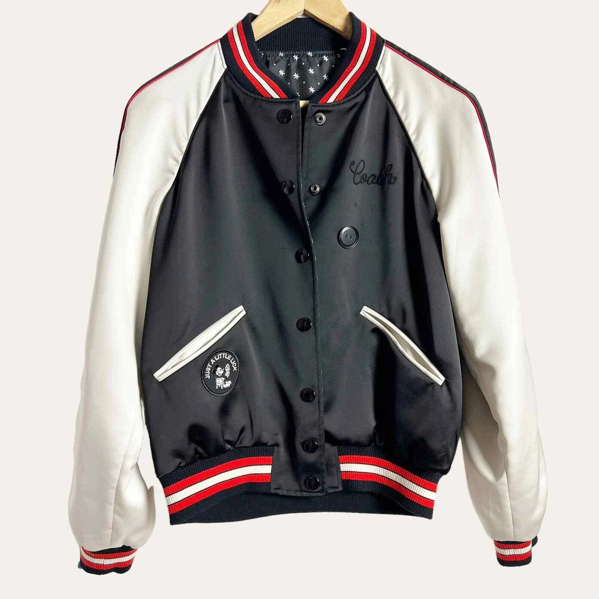 Coach disney shop varsity jacket