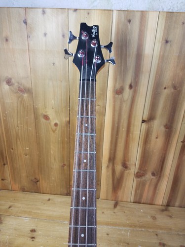 Wesley 4 String Metallic Grey Bass Guitar Electric B3504 Right Handed - Picture 8 of 18