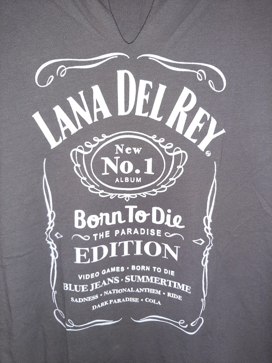 RARE HTF Lana Del Rey LDR BORN TO DIE Paradise Tee Shirt Top S