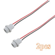 2pcs T10 168 175 194 2825 Female Socket Adapter Connector Extension Wire Harness 2pcs T10 168 175 194 2825 Female Socket Adapter Connector Extension Wire Harness
