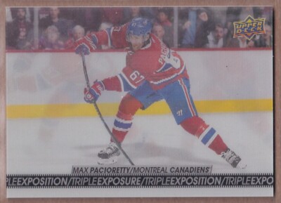 2017-18 Upper Deck Tim Hortons Triple Exposure #TE3 Max Pacioretty - CANADIENS