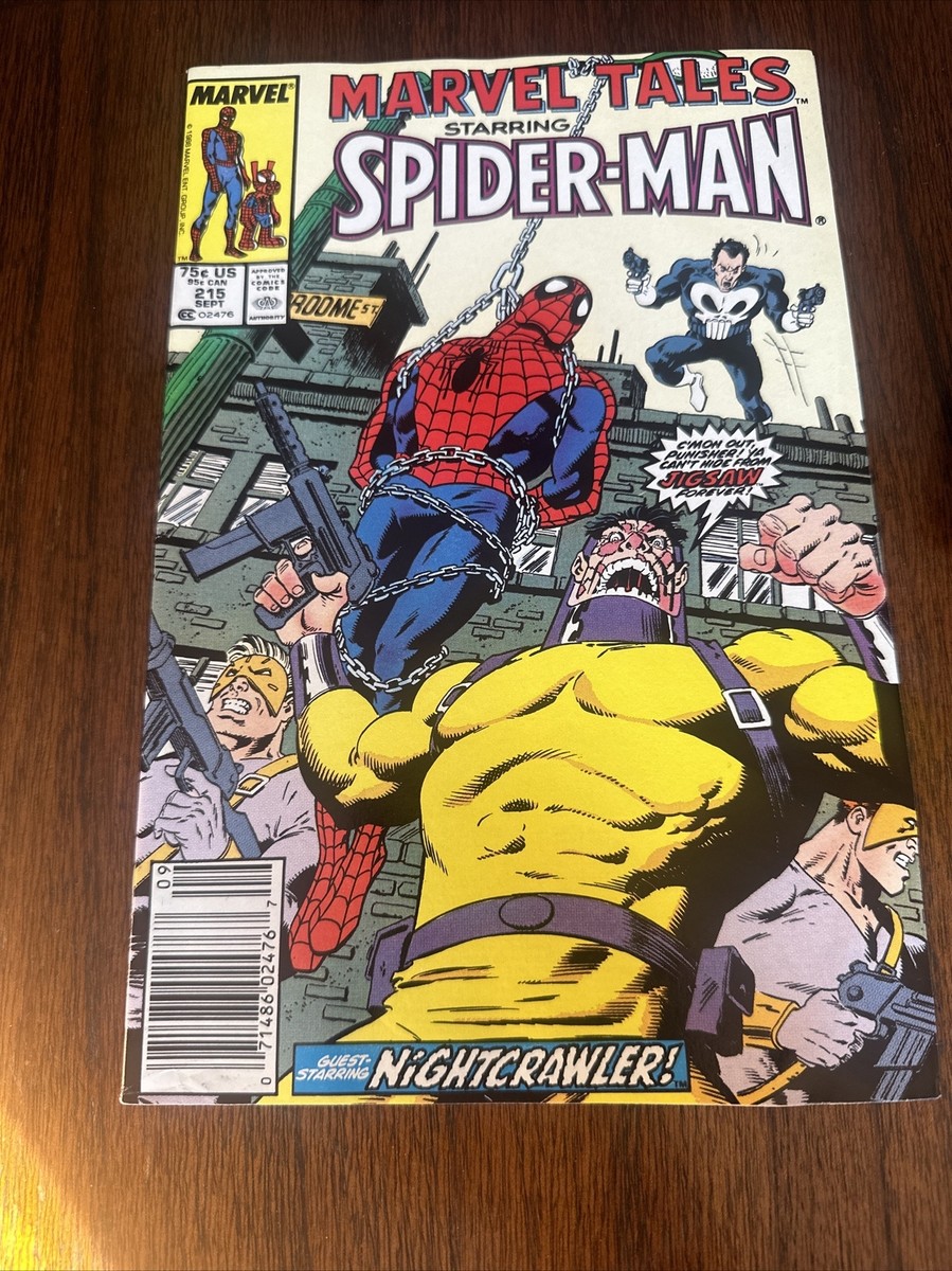 Marvel Tales #215 Marvel 1988 Spider-Man & Punisher vs