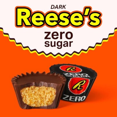 Sugar Free Reese's Zero Dark Chocolate 1 Pound Bulk Candy Cups