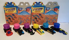 Hot Wheels Mini Streex Racers McDonalds Happy Meals Vtg 1992 6 Racers 2 Boxes