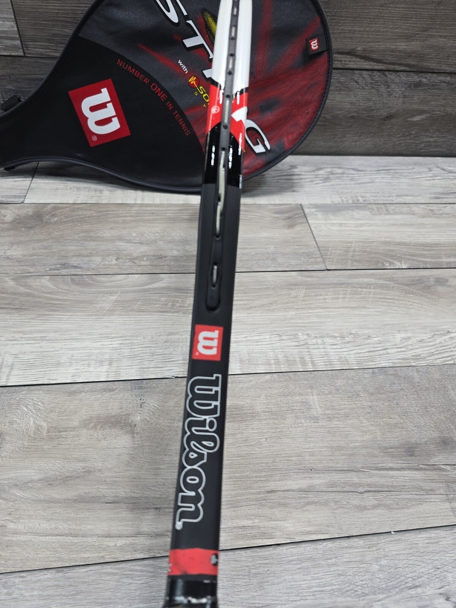 Raquette Wilson Sting Graphite – Avec Housse – Poignée 4 3/8 – Occasion