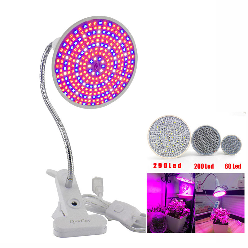 200 LED Clip-On Plant Grow Light - For Indoor Flowers, Hydro, Veg, Greenhouse Use