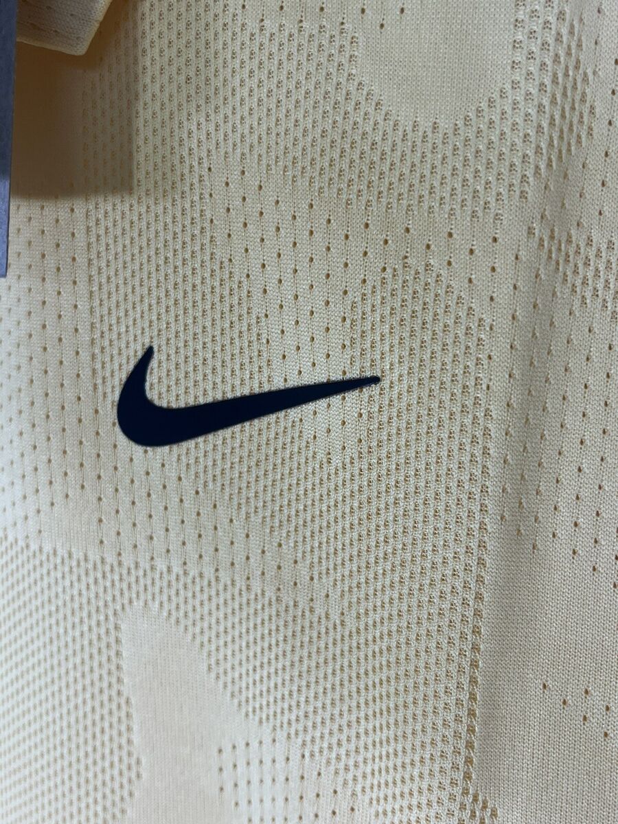 Nike Golf Tour Jacquard Dri-fit Shirt Men's Topaz Gold Size Nike Golf Tour Jacquard Dri-fit Shirt Men's Topaz Gold Size