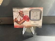 2021 Frank Robinson  T70P-FR  Topps 70th Anniversary Logo Patch Card Reds
