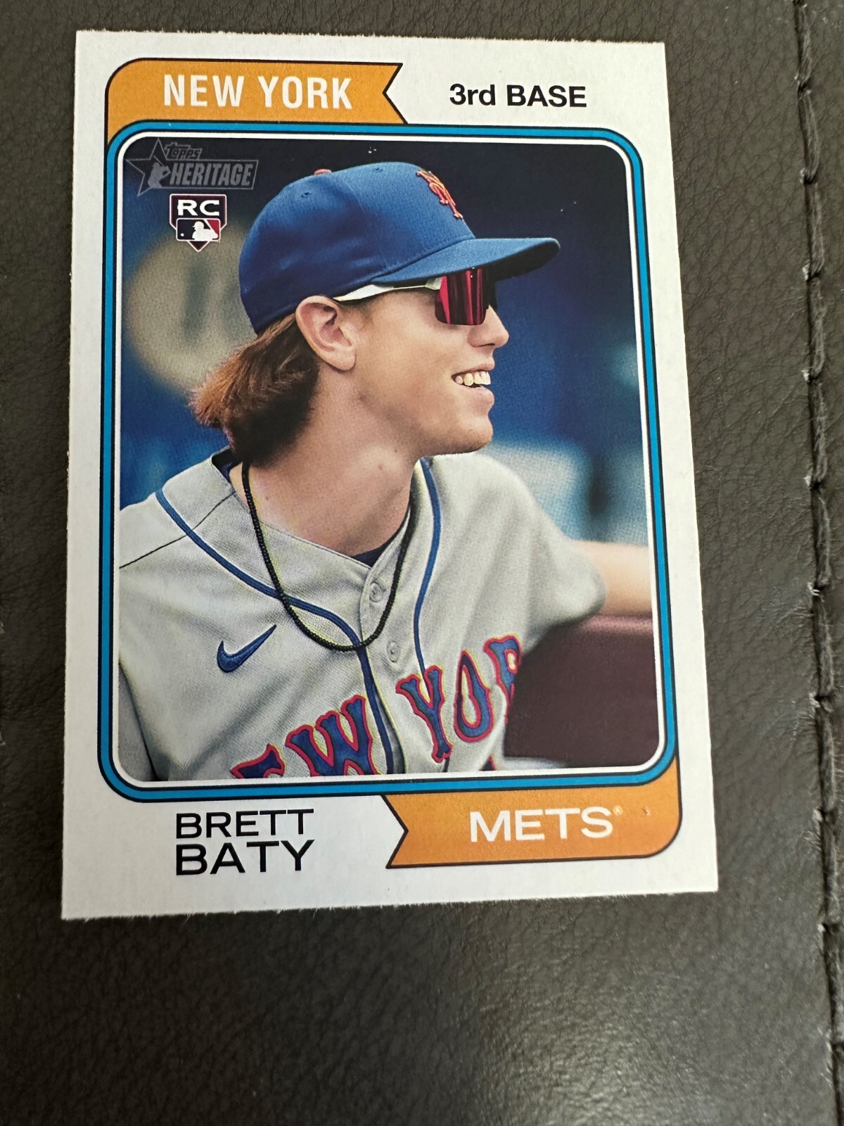 2023 Topps Heritage - #265 Brett Baty Rookie Card RC NY Mets