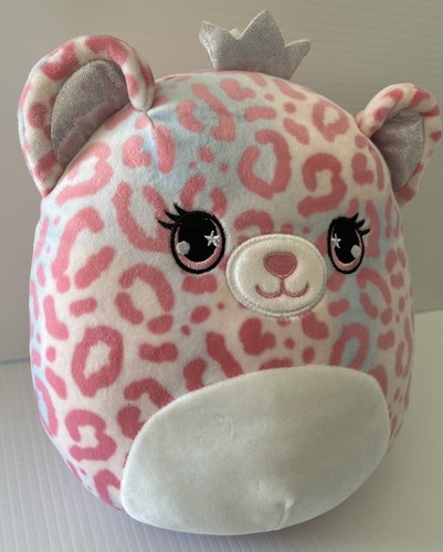Squishmallow Brandi The Cheetah Soft Plush Toy Pink Blue Silver Kelly Toys - Picture 6 of 17