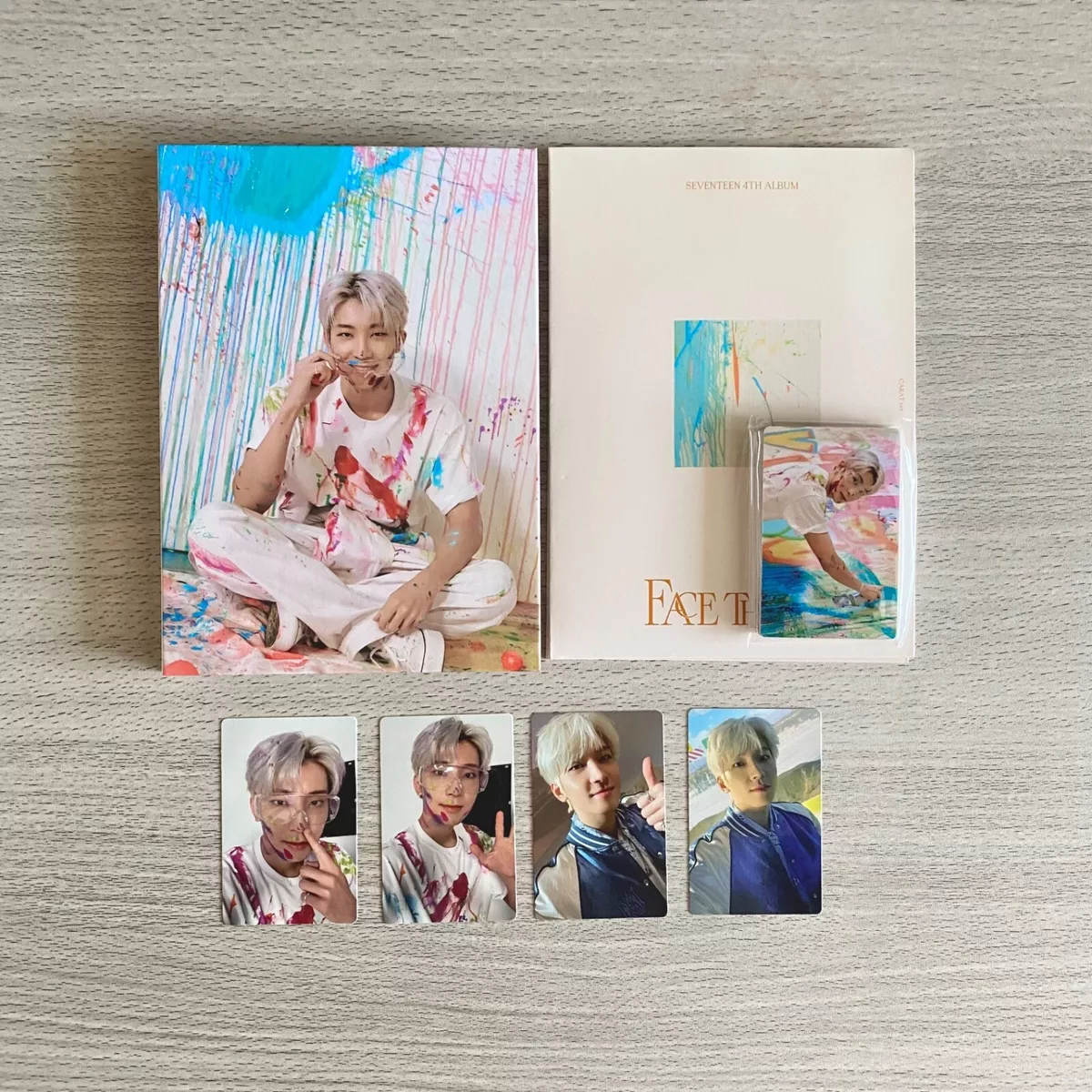 SEVENTEEN 4th album face the sun carat ver. Wonwoo complete set