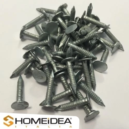 Chiodi per fissaggio tegola canadese e guaina ardesiata tetto 20 mm testa piatta - Immagine 3 di 3
