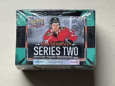 2023-24 NHL UPPER DECK SERIES 2 Hockey Factory Sealed Blaster Box 48 Cards
