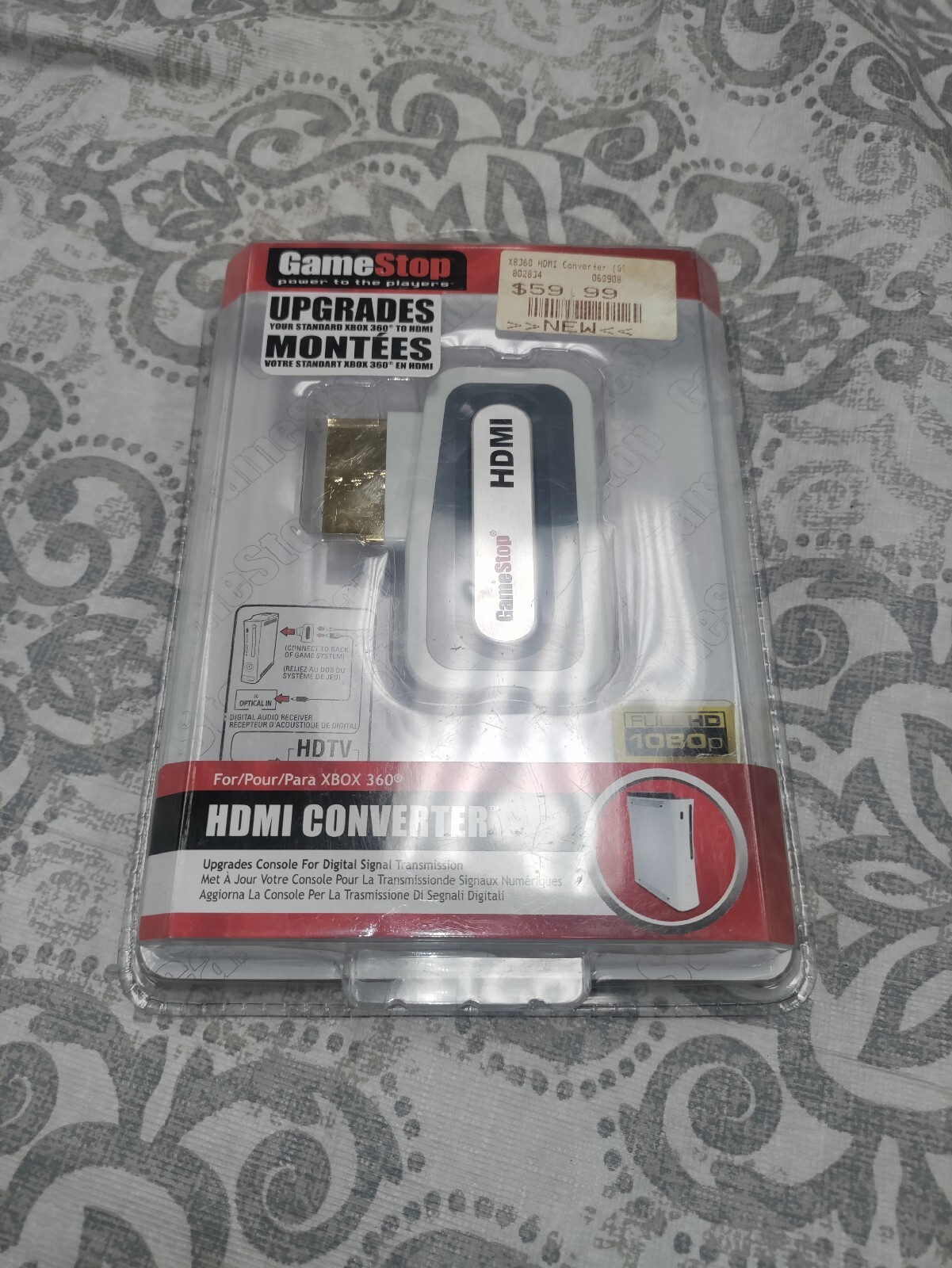 GameStop 1080p Xbox 360 HDMI & Optical Conversion Adapter (4744) *NO