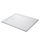 Mira Flight Safe Low Profile 1200 x 800mm Stone Resin Non-Slip Shower Tray with