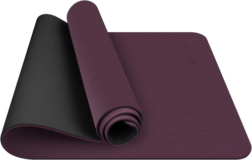 TOPLUS Gymnastikmatte Yogamatte rutschfest gepolstert Fitness Pilates 183x61 cm