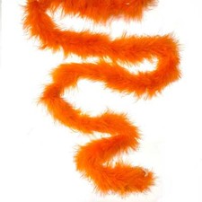 New Marabou Feather Boa - Orange - Wholesale Feathers Craft Supplies