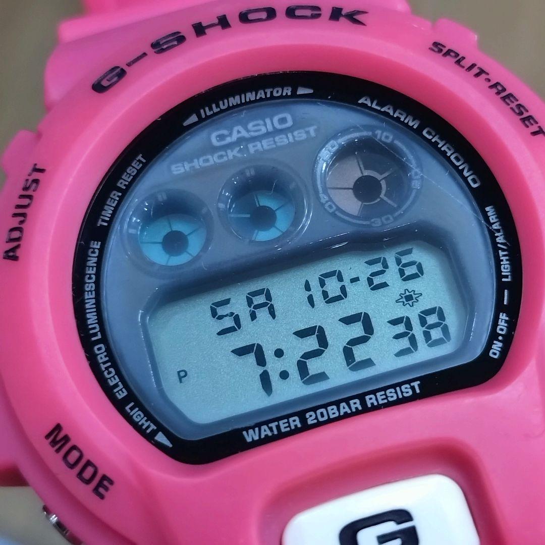 Casio G-Shock DW-6900FS Shocking Pink Digital Watch - Used Casio G-Shock DW-6900FS Shocking Pink Digital Watch - Used