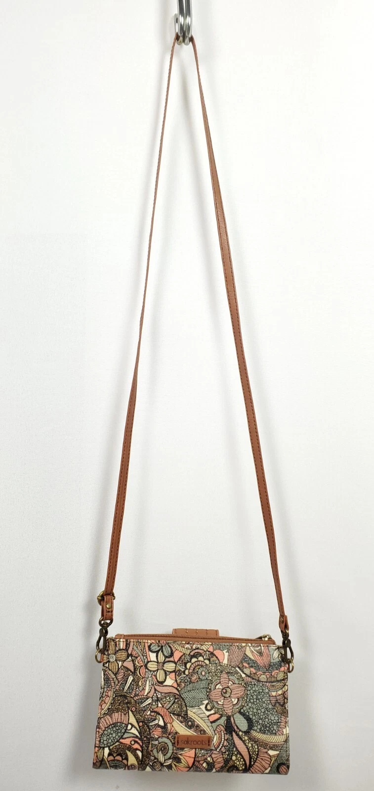 WANDLER Portafoglio Sakroots Polso a tracolla Olympic Grande Cerniera Top Convertibile