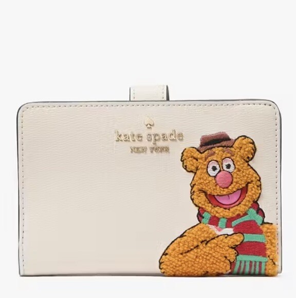 Disney X Kate Spade New York Muppets Medium Compact Bifold Wallet NEW