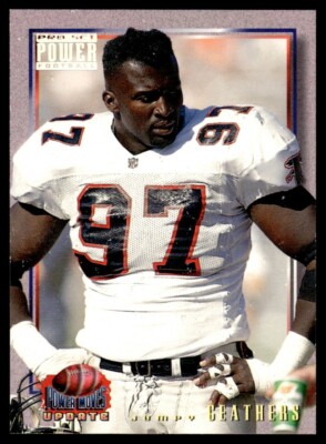 1993 Pro Set Power Update Power Moves JUMPY GEATHERS #PMUD31 Falcons