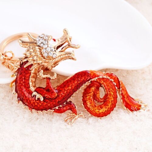 Car Accessories Year of The Dragon Keychain Gift Chinese Zodiac Dragon - Picture 1 of 10