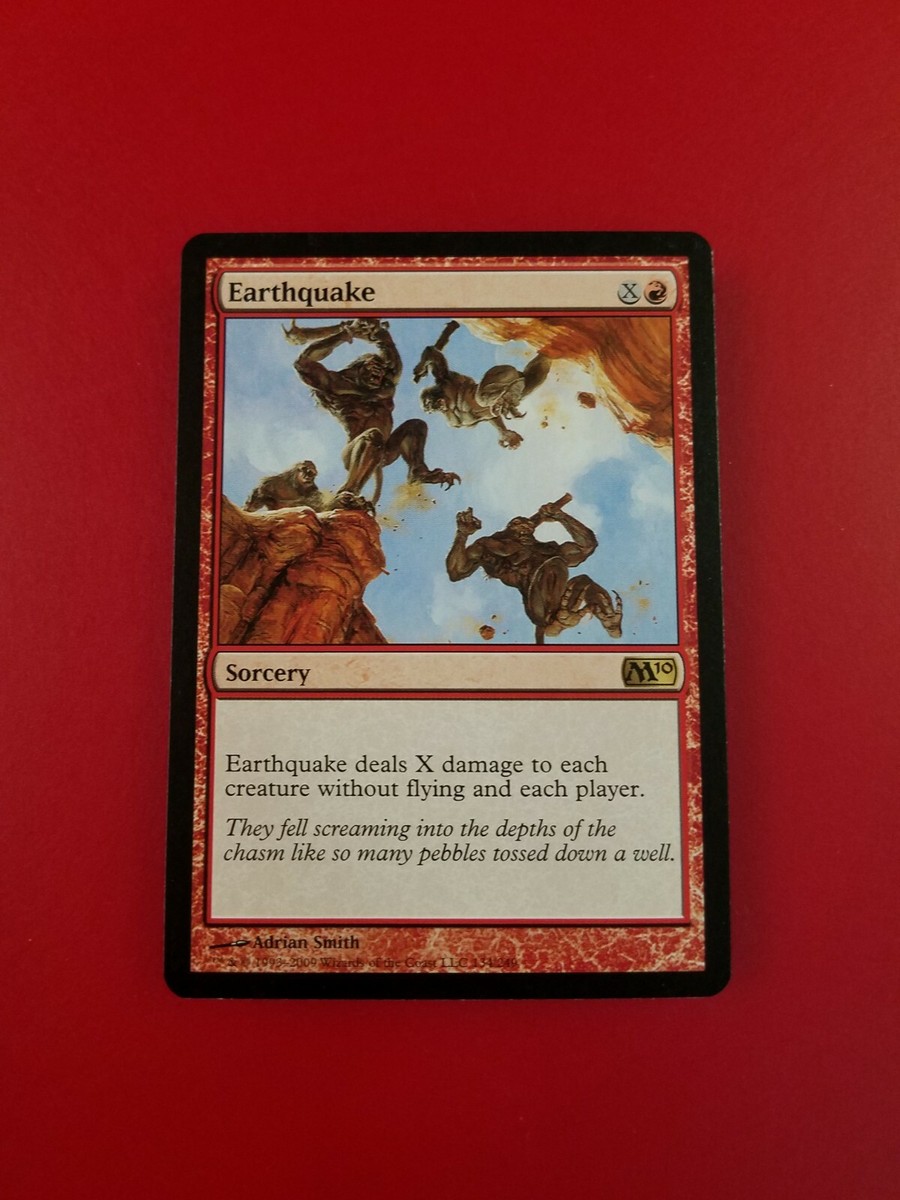 1x Earthquake | M10 Magic 2010 | MTG Magic Cards | eBay