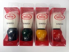 Omega Shaving Brush  90065 Syntex 100 Synthetic MultiColor