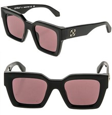 OFF-WHITE 13I OERI13I Black Purple Unisex JACKSON Galvanized Arrow Sunglasses