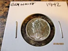 1942 MERCURY SILVER DIME - GEM WHITE    67
