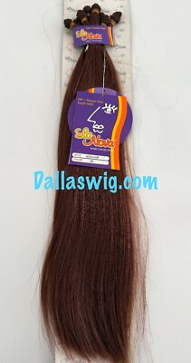 La Nova  100% Human Hand Tied Remy Silky Straight Weaving Hair 18'' One Pack
