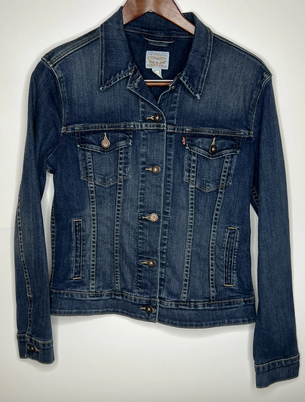 Levi’s Women’s Denim Button Up Jacket WPL 423 Sz Med EUC Jean