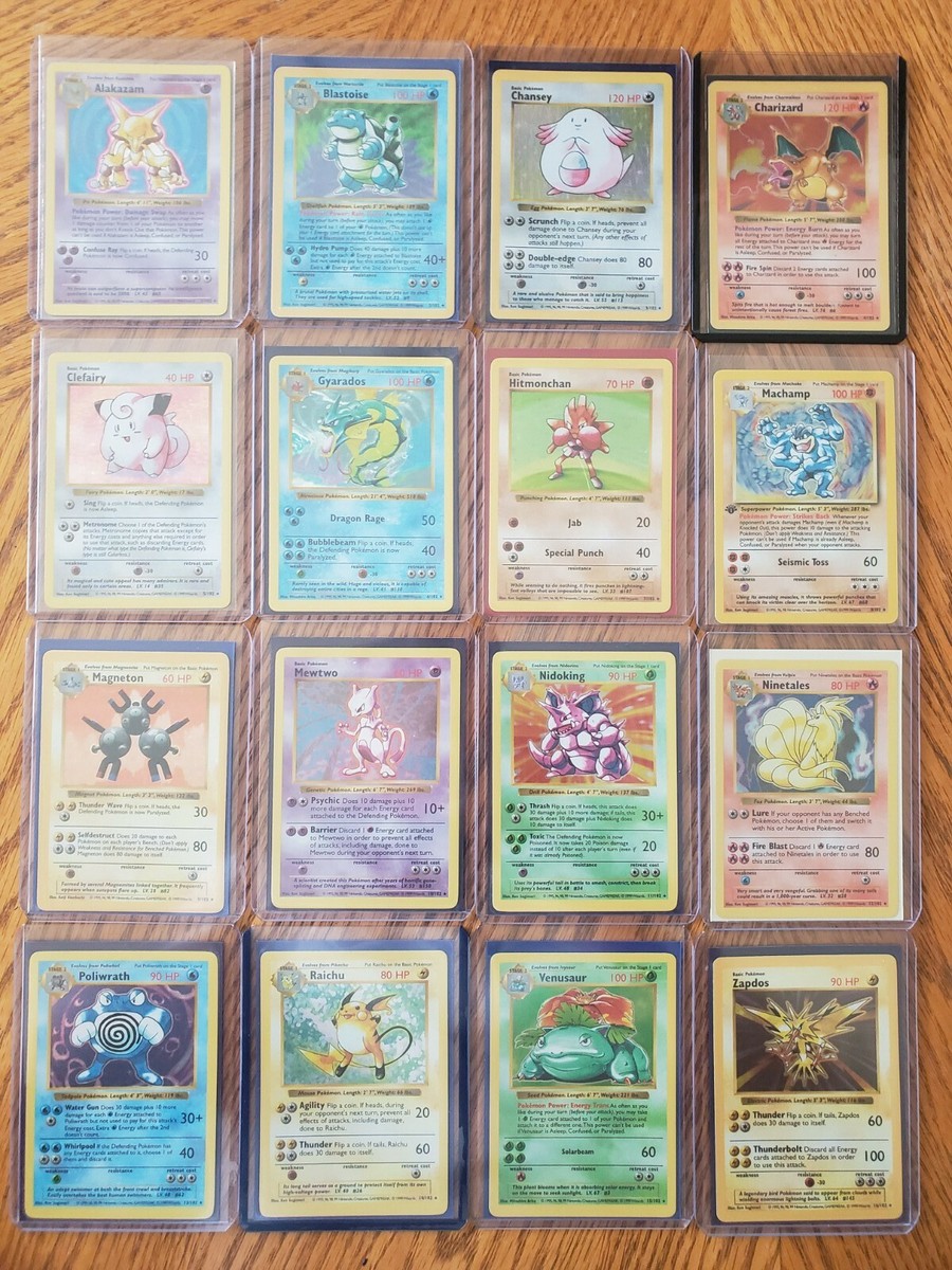 Pokémon base set shadowless 未開封　パック SHADOWLESS BASE SET BOOSTER PACK – Blazingcardsbreaks.com
