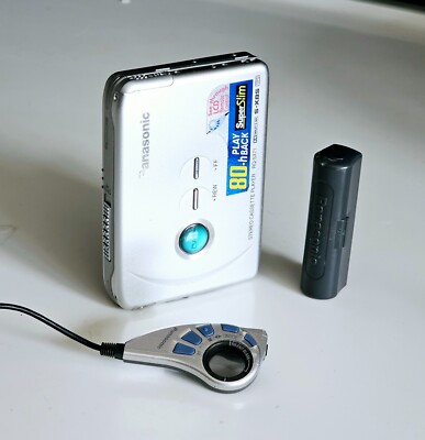 Super Slim Panasonic RQ-SX71 LCD Remote Control Walkman Cassette