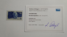 Bund BRD 116 PF II Plattenfehler gestempelt Kurzbefund Schlegel BPP ansehen (2)