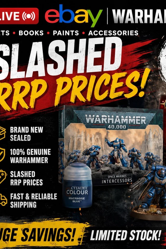 Warhammer - Brand New - Miniatures-Books-Tools & Paints