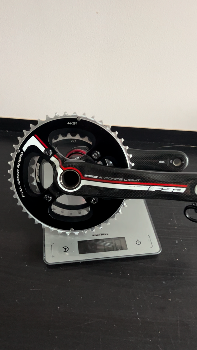 NEW FSA K-Force Light Mega Exo Carbon Crankset 175mm 44/29t 9-10s