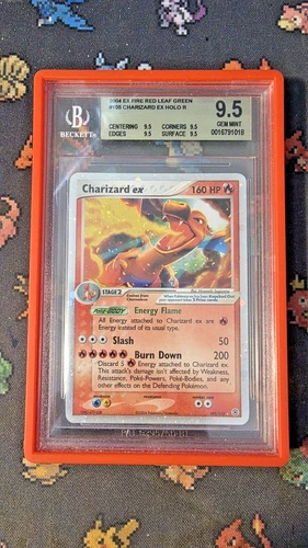 Pokemon Charizard ex EX Fire Red & Leaf Green Holo Ultra Rare #105 BGS9.5