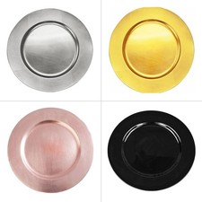 CHARGER 13" PLATES 24 pcs Wedding Party Disposable TABLEWARE Table Decorations