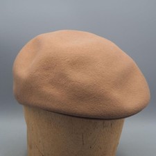 Royal Ascot Cabbie Cap Beige 100% Wool Made in USA