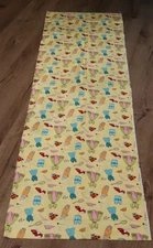 Lot #1 Michael Miller Fabric His And Hers Sports Outfits Golf Cotton Yellow 2 yd