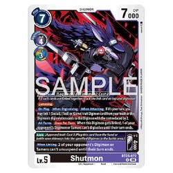 Shutmon BT25-072 Rare Digimon Card Dual Revolution