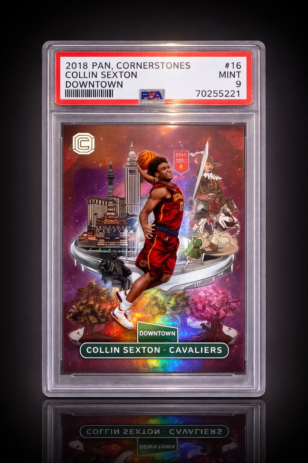 2018-19 Panini Cornerstones - Downtown Collin Sexton #16 (RC)