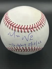MASYN WINN Signed Autographed MLB Baseball Inscribed “MLB DEBUT 8/18/23” w/ Case