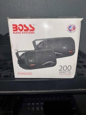 Boss Audio Systems AVA-6300 200Watts 3way Box Soeaker System damage box only 