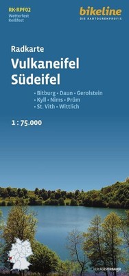 Radkarte Vulkaneifel Südeifel (RK-RPF02) Esterbauer Verlag