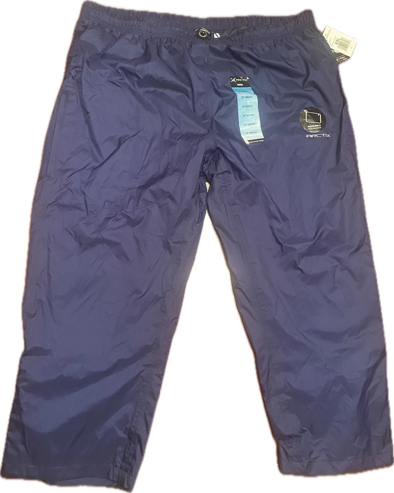 Arctix Men’s Storm Rain Pants Ink Blue XXL Waterproof Windproof Snow