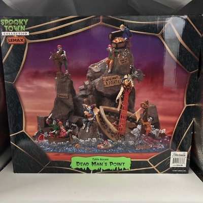 Lemax Spooky Town Dead Man's Point Pirate Skeleton Halloween 73638 Retired