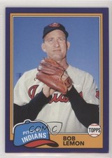 2018 Topps Archives 1981 Design Purple 167/175 Bob Lemon #295 HOF 0p0